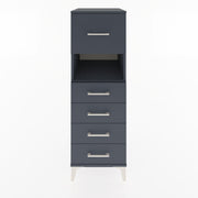 Woodntry Modular Cabinet Anthracite 44x30x122 cm with Drawers and Shelves CR30-2
