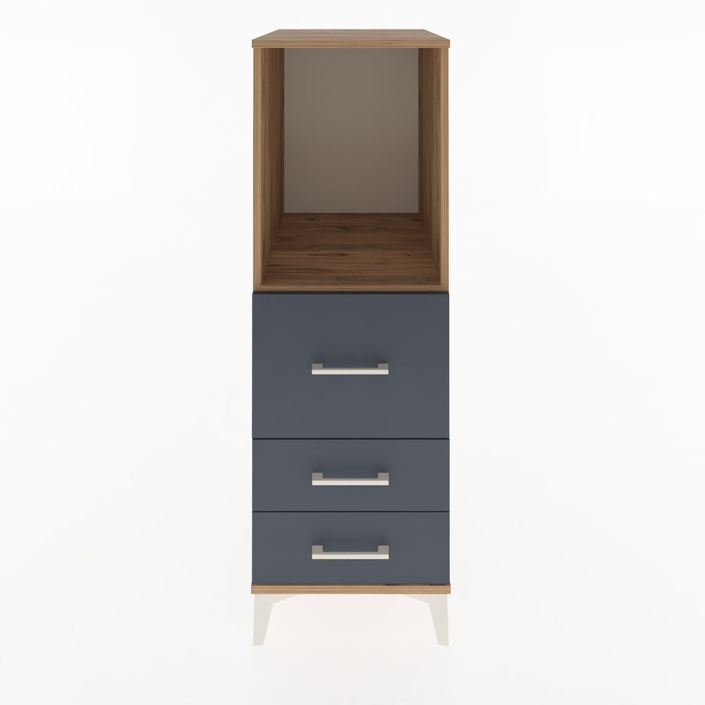 Woodntry Modular Cabinet Pine 44x59x122 cm with Drawers and Shelves CR80-3