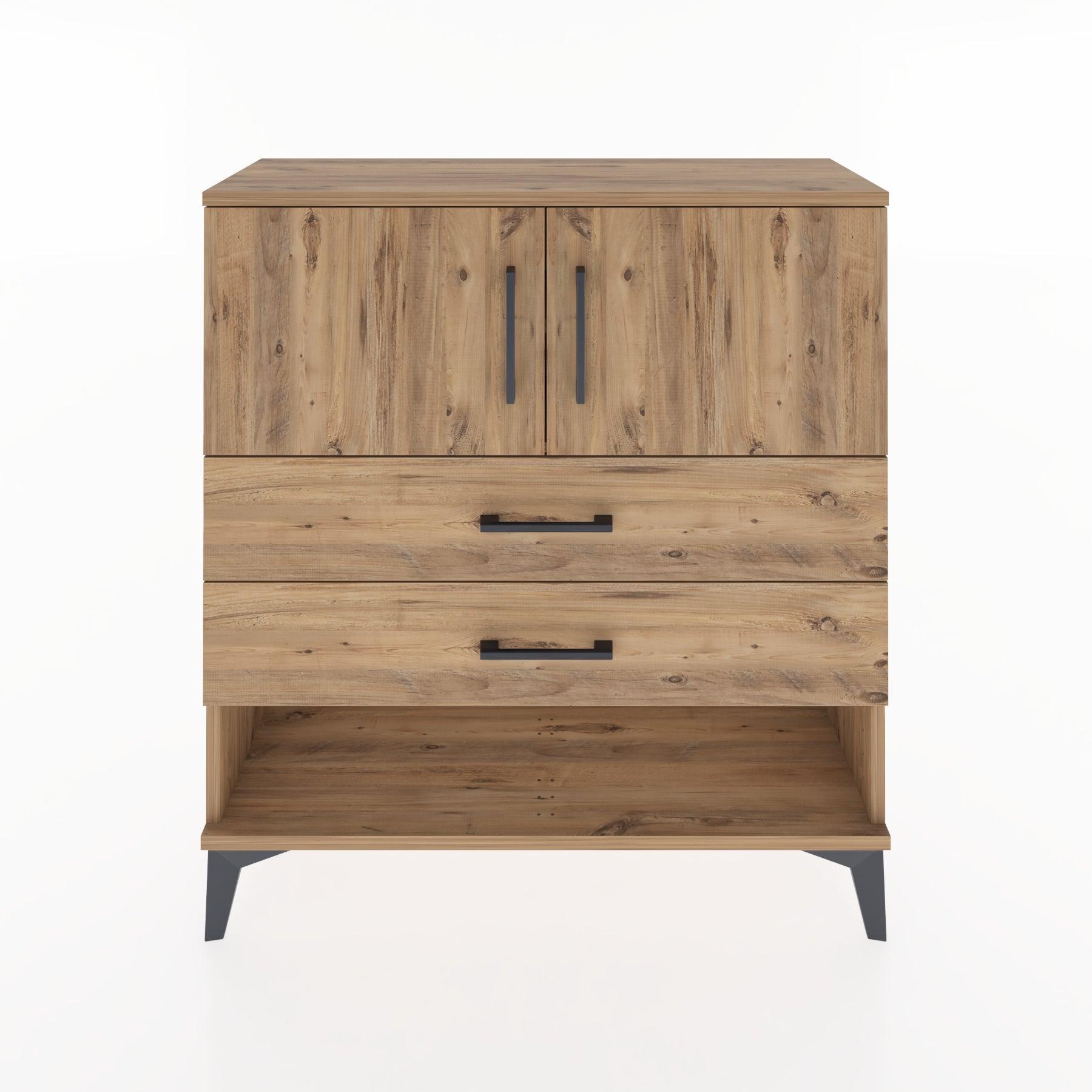 Woodntry Modular Dresser Pine 88x30x84 cm Functional F30-3