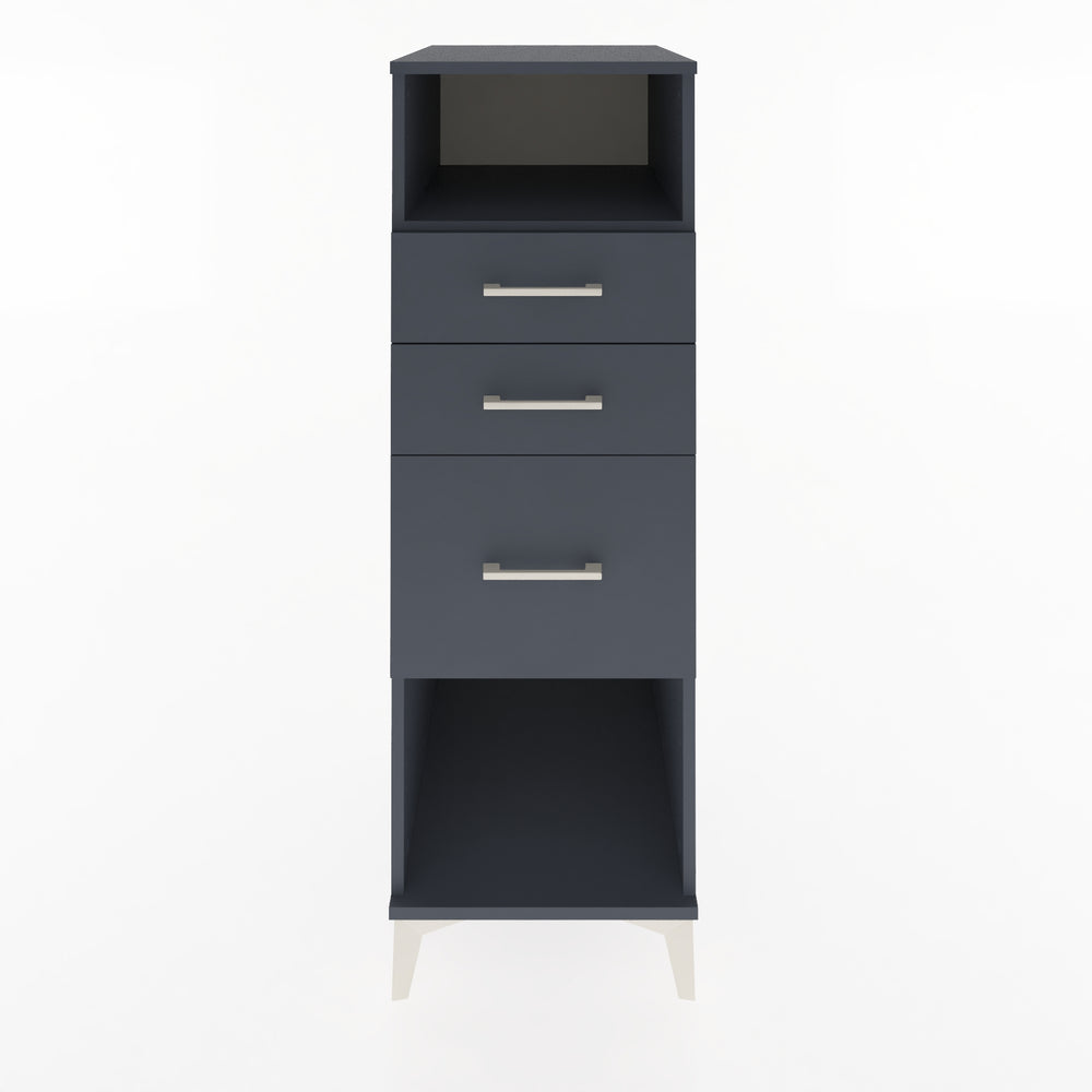 Woodntry Modular Cabinet Anthracite 44x59x122 cm with Drawers and Shelves CR81-2
