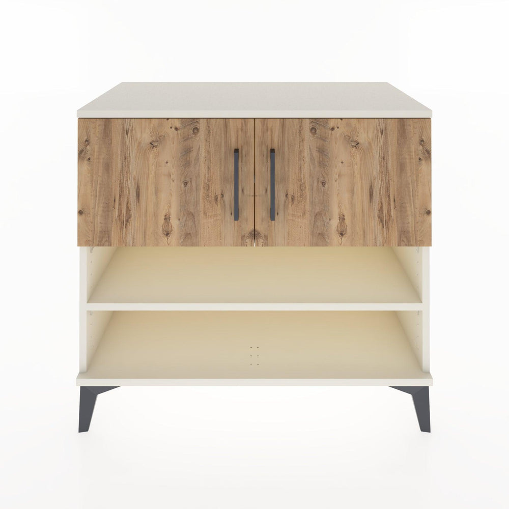 Woodntry Modular Dresser Moonstone 88x44x68 cm with Cover and Shelf KR31-1