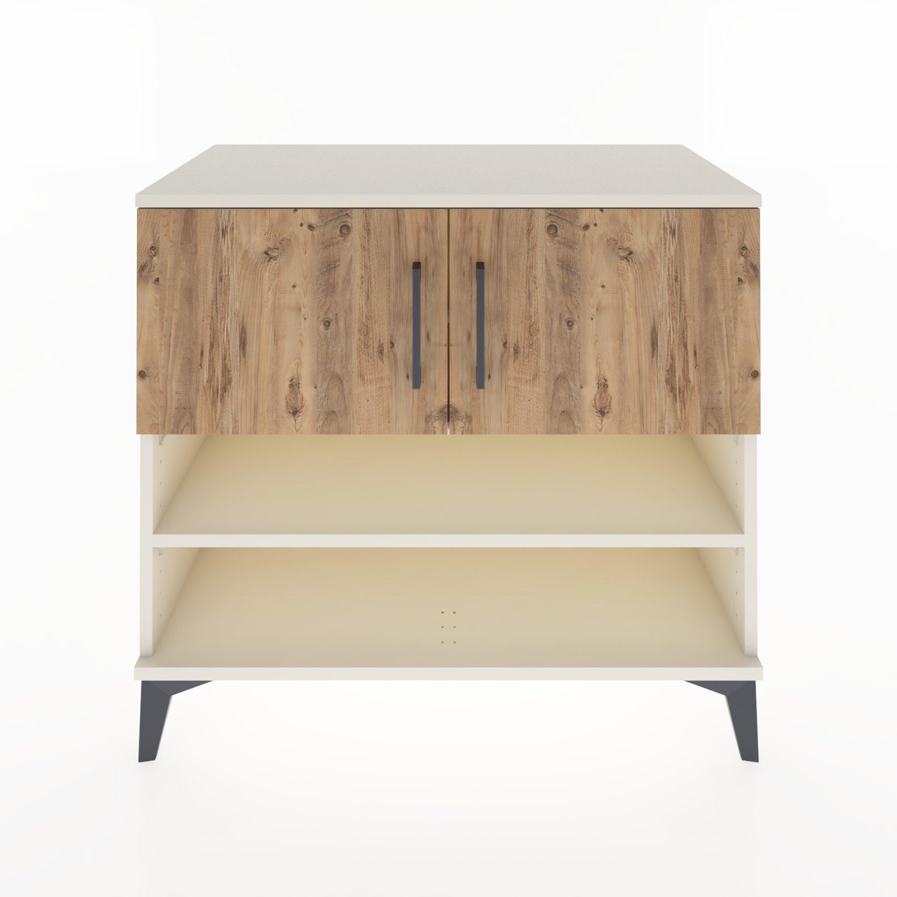 Woodntry Modüler Şifonyer Aytaşı 88x44x68 cm Kapaklı ve Raflı KR31-1