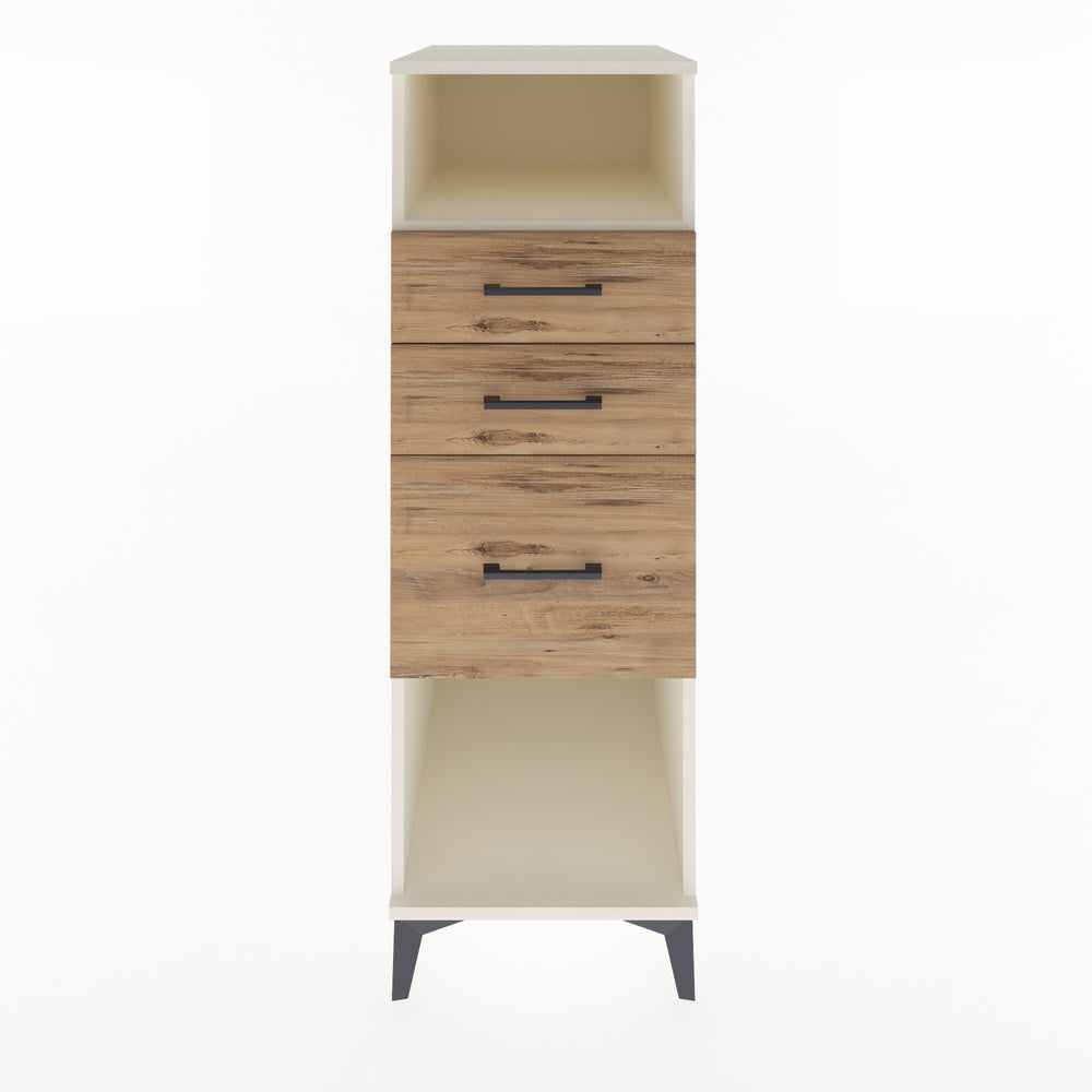 Woodntry Modüler Dolap Aytaşı 44x59x122 cm Çekmeceli ve Raflı CR31-1