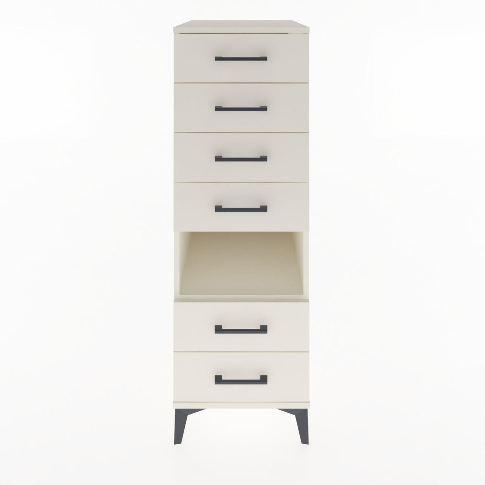 Woodntry Modüler Dolap Aytaşı 44x30x122 cm Çekmeceli ve Raflı CR131-1