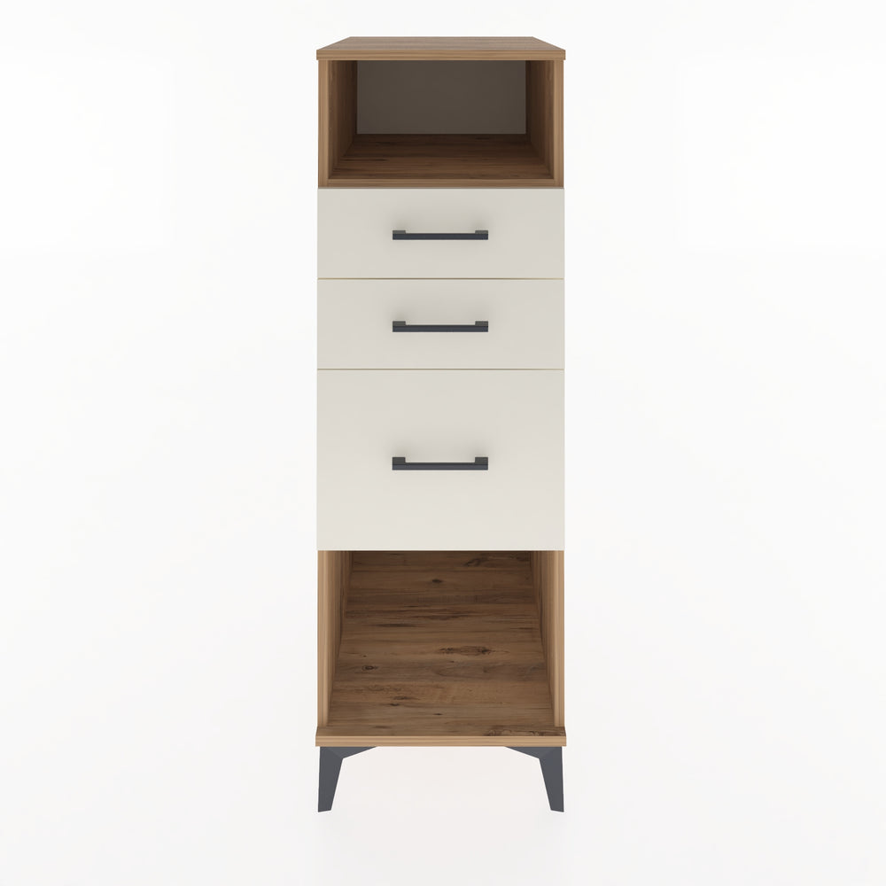 Woodntry Modular Cabinet Pine 44x59x122 cm with Drawers and Shelves CR81-3