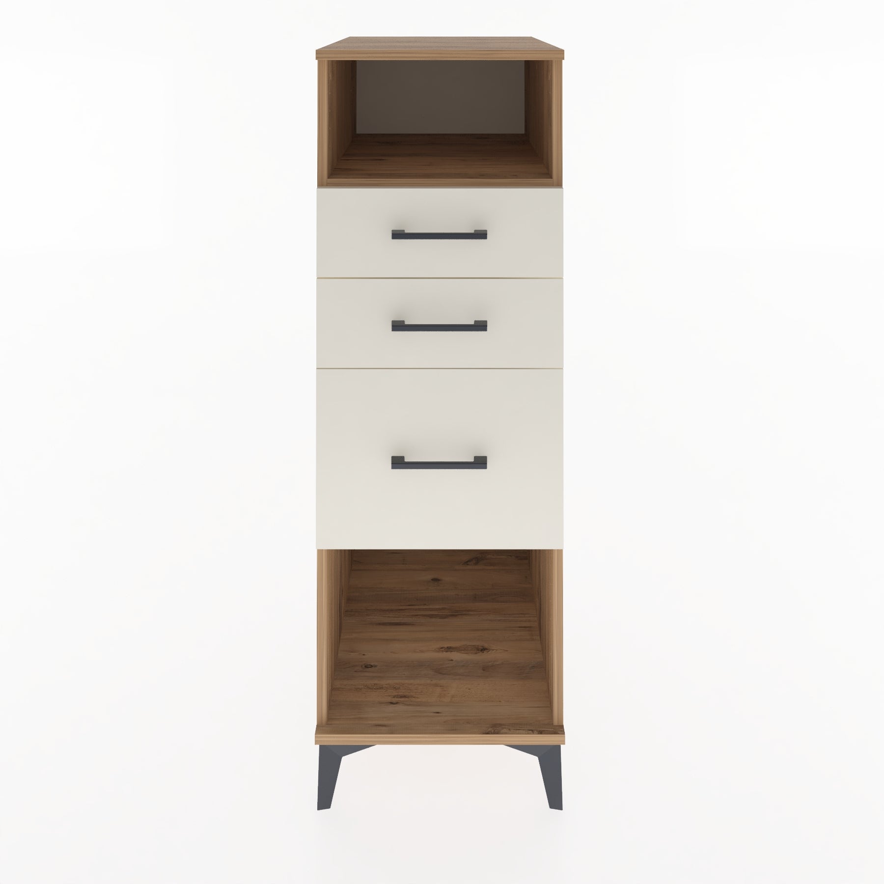 Woodntry Modular Cabinet Pine 44x59x122 cm with Drawers and Shelves CR81-3