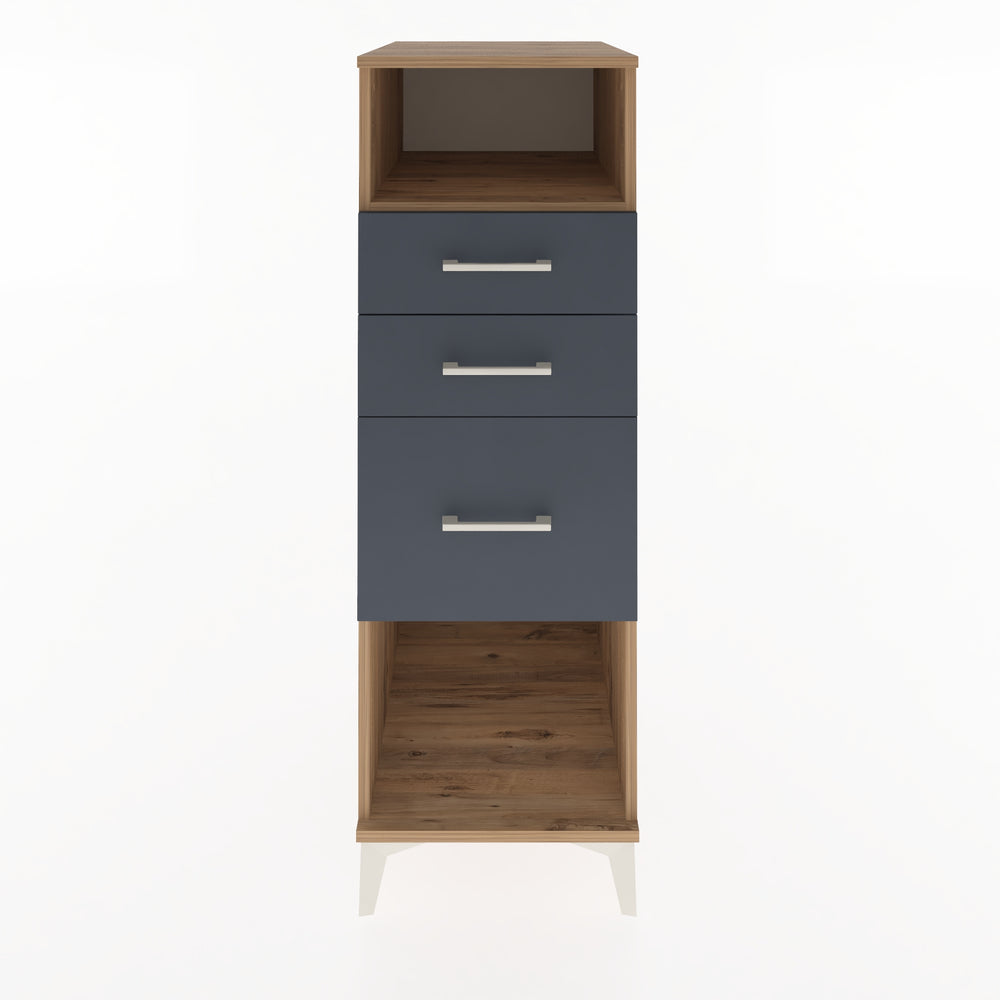 Woodntry Modular Cabinet Pine 44x59x122 cm with Drawers and Shelves CR81-3
