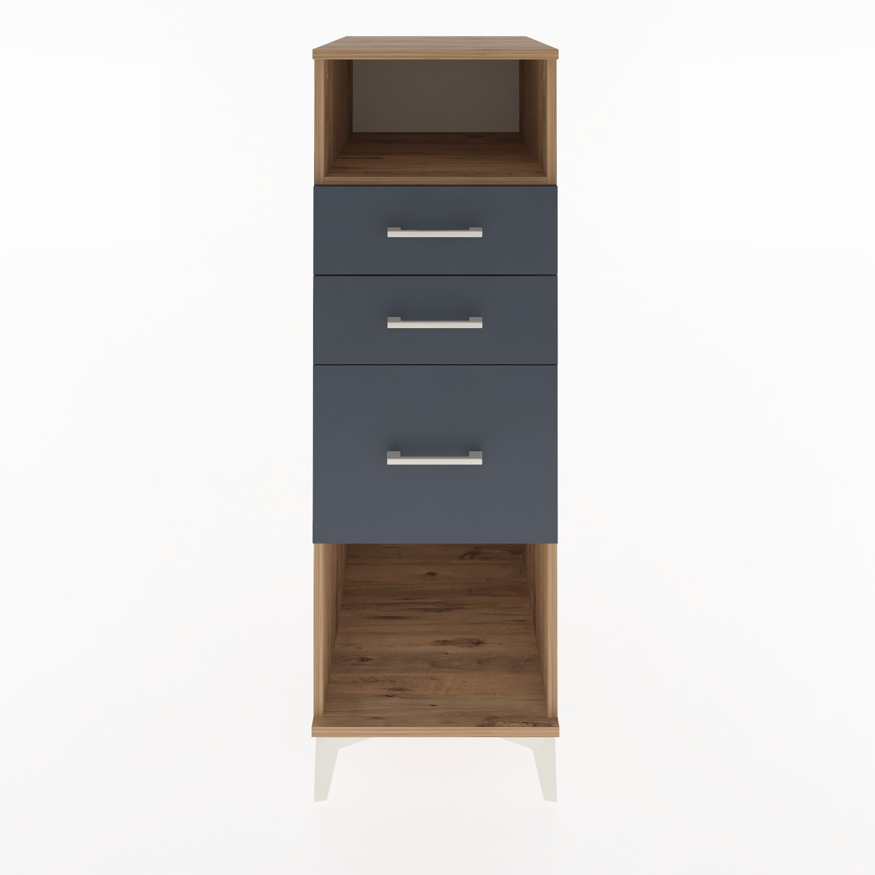 Woodntry Modular Cabinet Pine 44x59x122 cm with Drawers and Shelves CR81-3