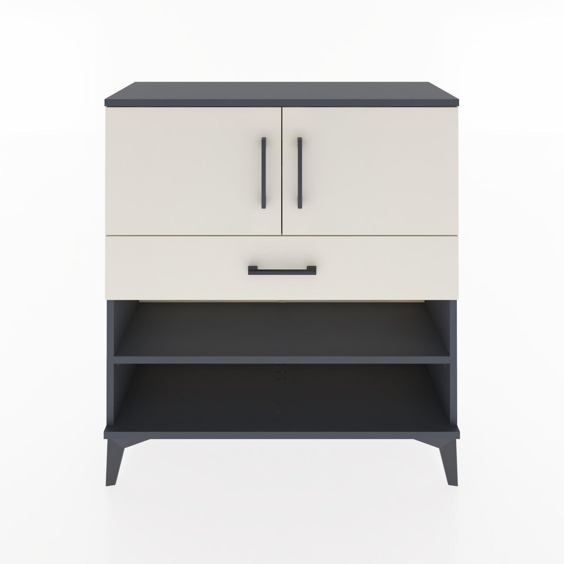Woodntry Modular Dresser Anthracite 88x30x84 cm Functional F31-2