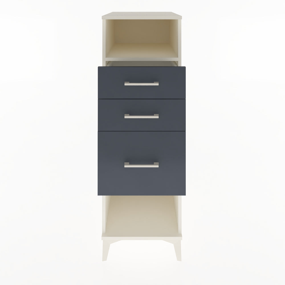 Woodntry Modular Cabinet Moonstone 44x59x122 cm with Drawers and Shelves CR81-1