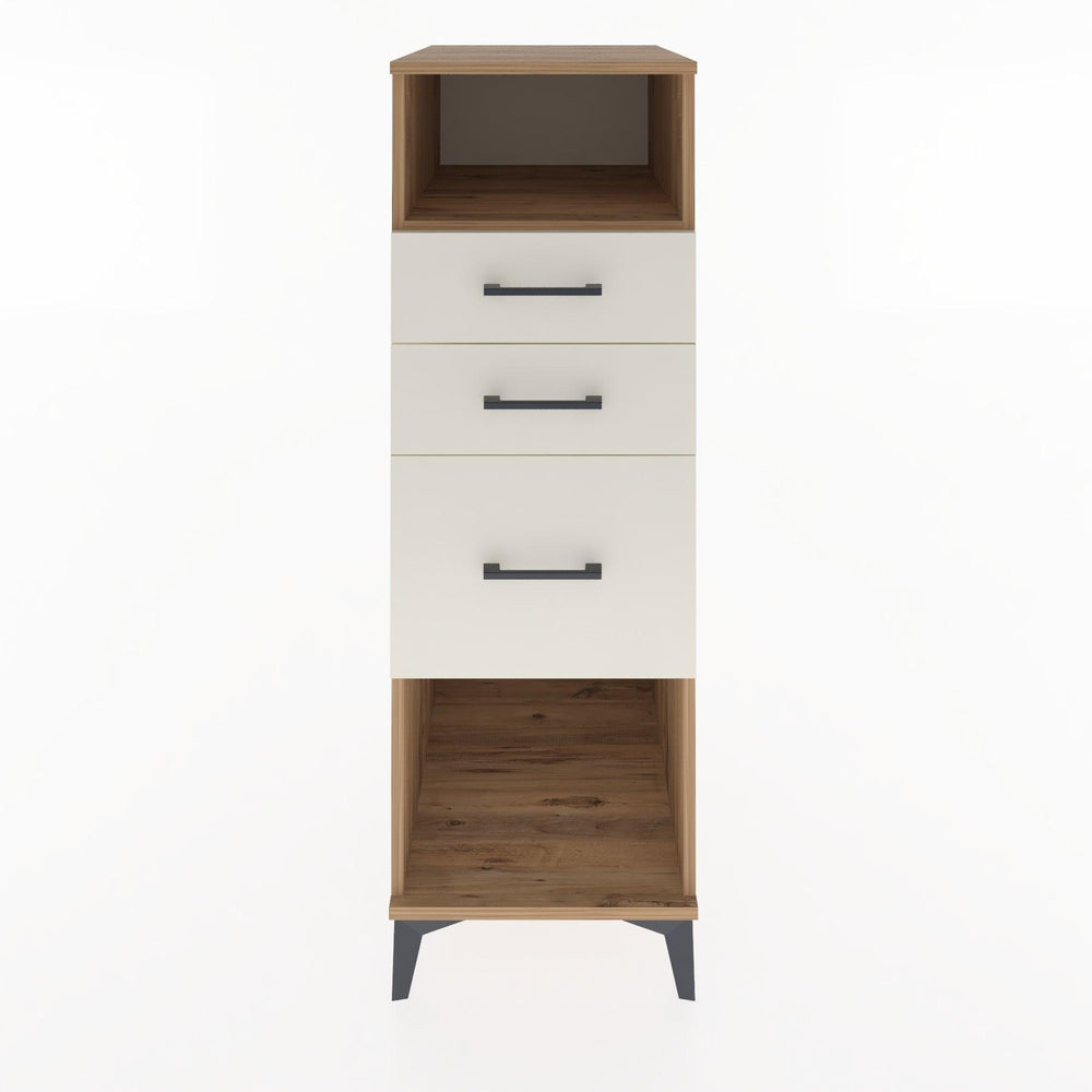 Woodntry Modular Cabinet Pine 44x30x122 cm with Drawers and Shelves CR31-3