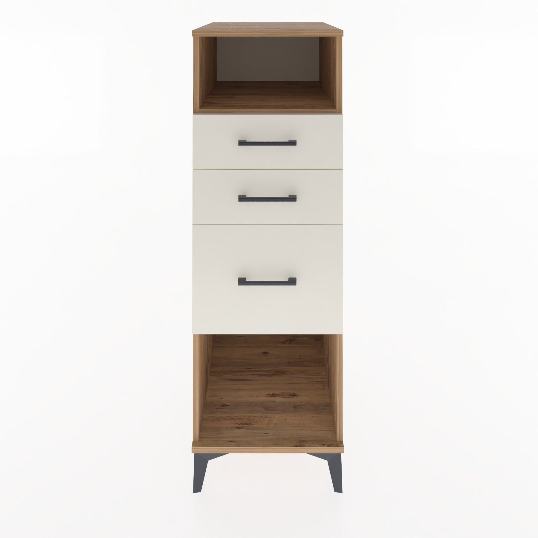 Woodntry Modular Cabinet Pine 44x59x122 cm with Drawers and Shelves CR31-3