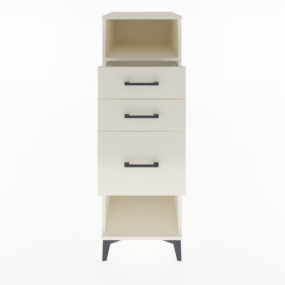 Woodntry Modular Cabinet Moonstone 44x59x122 cm with Drawers and Shelves CR81-1