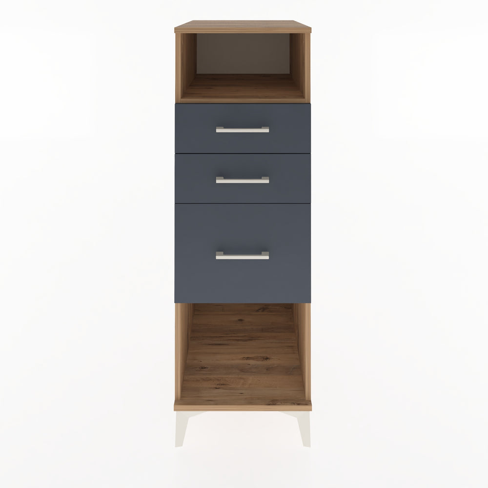 Woodntry Modular Cabinet Pine 44x59x122 cm with Drawers and Shelves CR31-3