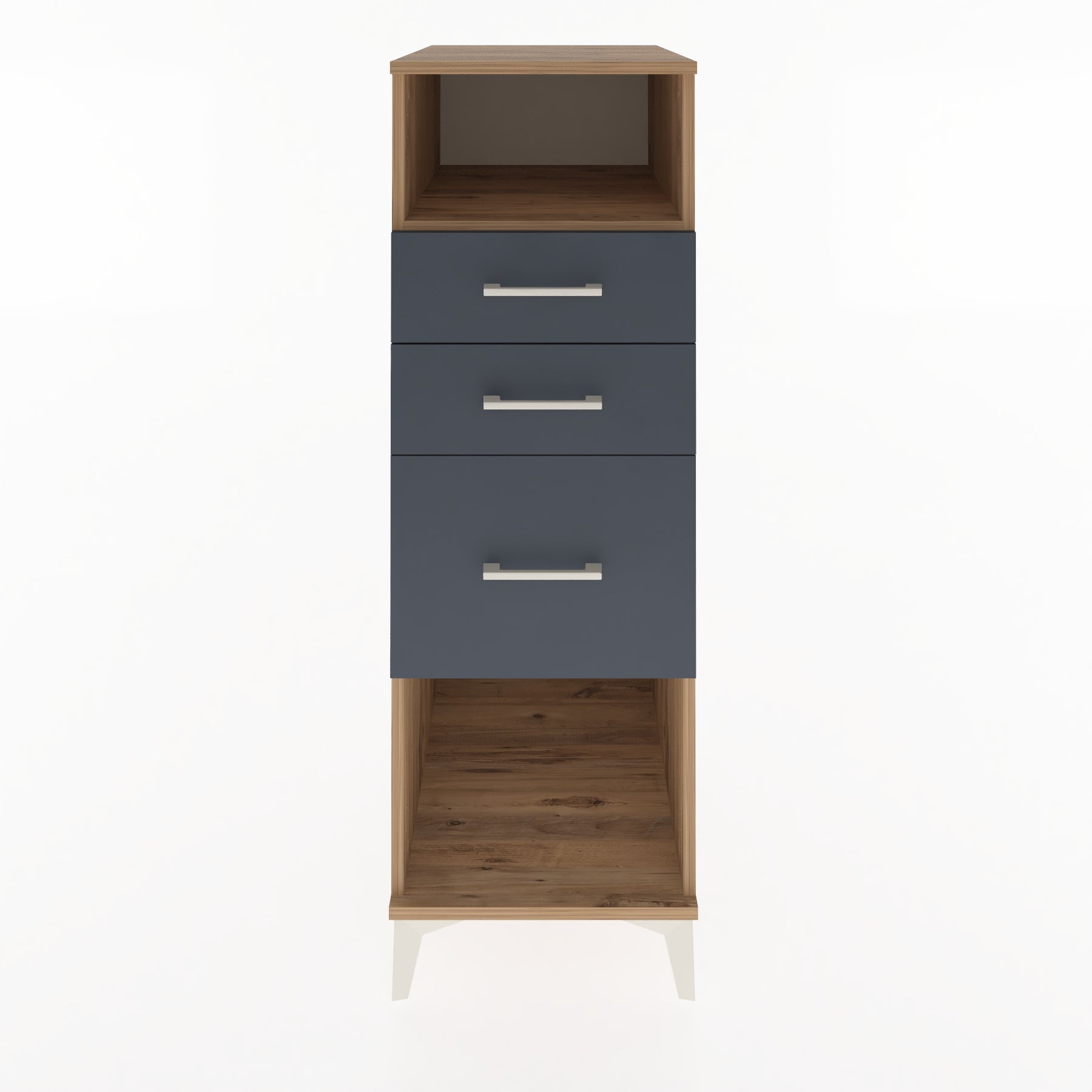 Woodntry Modular Cabinet Pine 44x59x122 cm with Drawers and Shelves CR31-3