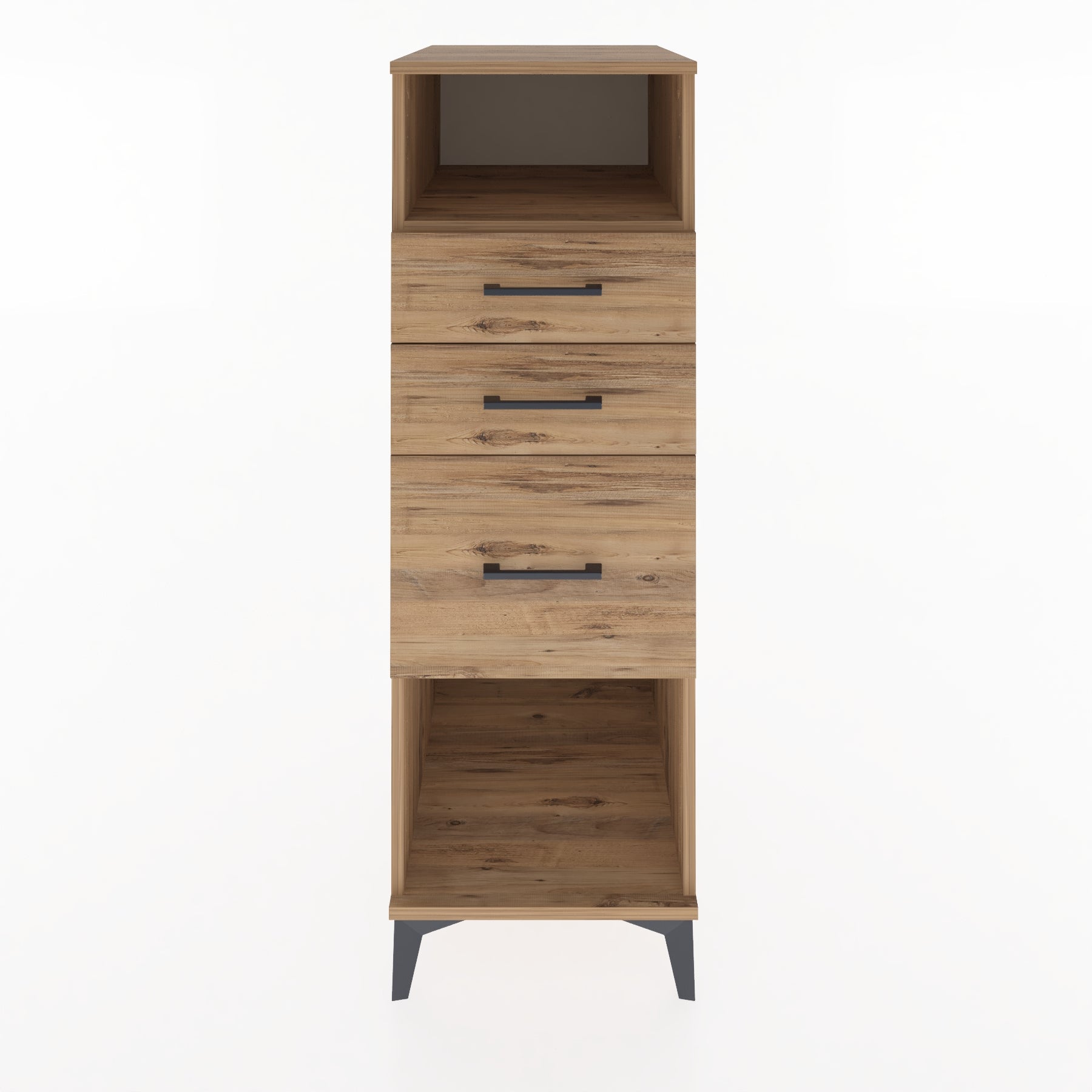 Woodntry Modular Cabinet Pine 44x59x122 cm with Drawers and Shelves CR31-3