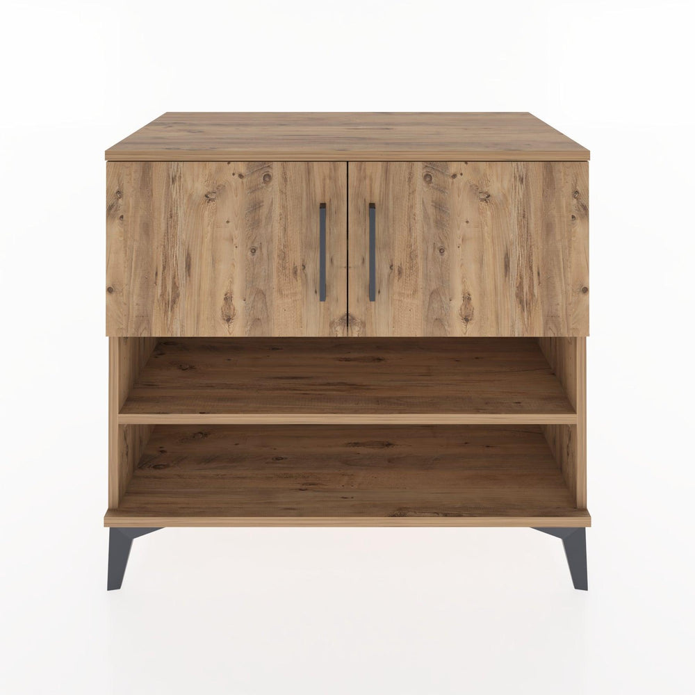 Woodntry Modüler Şifonyer Çam 88x44x68 cm Kapaklı ve Raflı KR31-3