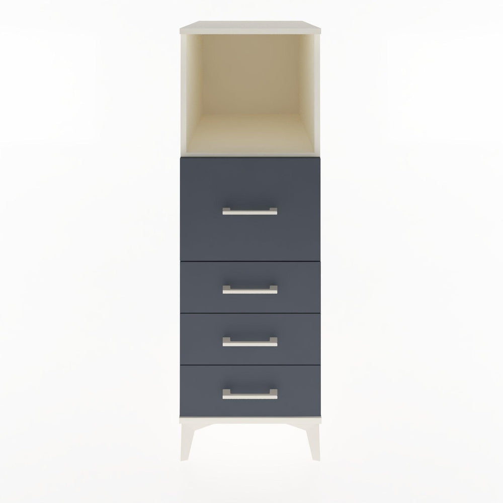 Woodntry Modular Cabinet Moonstone 44x30x122 cm with Drawers and Shelves CR82-1
