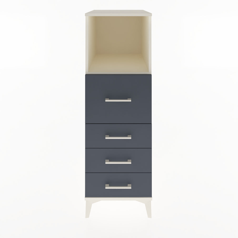 Woodntry Modular Cabinet Moonstone 44x59x122 cm with Drawers and Shelves CR82-1