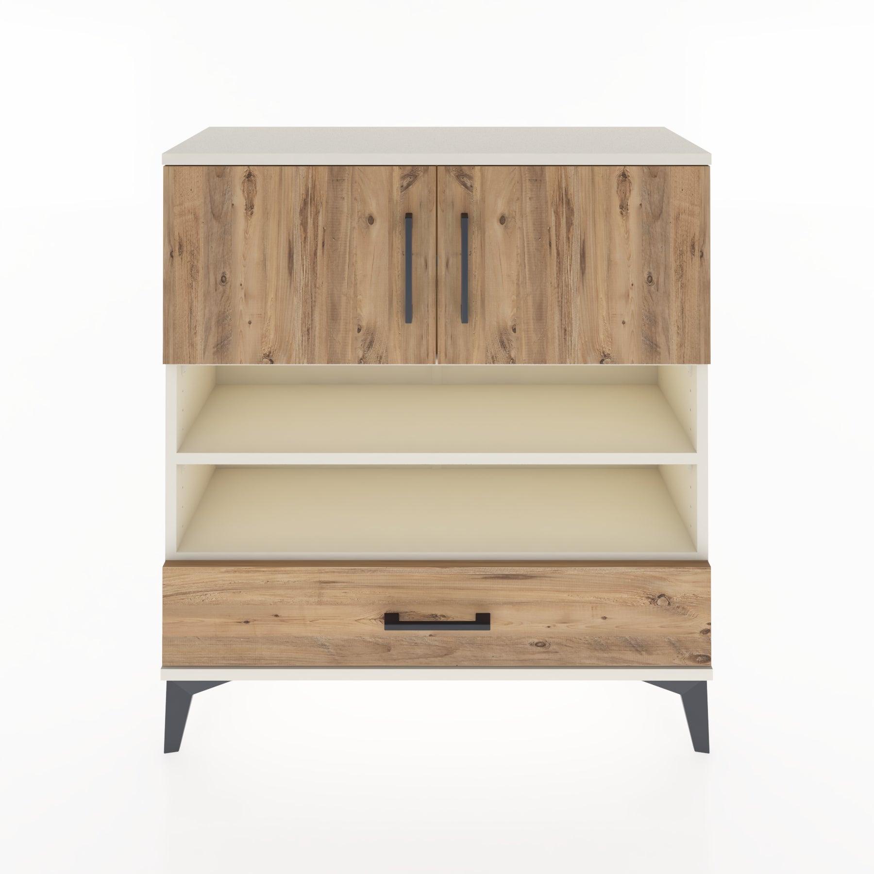Woodntry Modular Dresser Moonstone 88x30x84 cm Functional F32-1