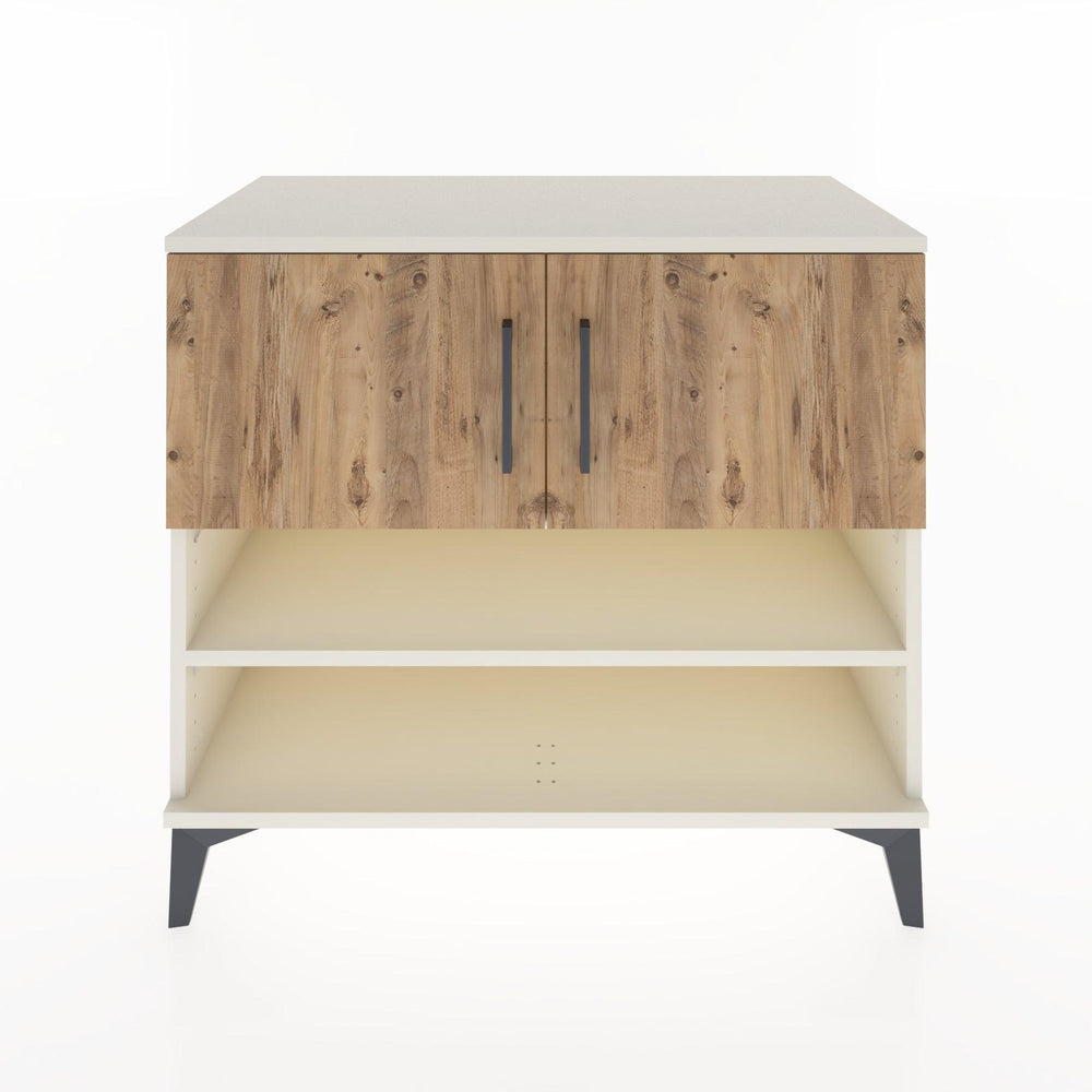 Woodntry Modular Dresser Moonstone 88x44x68 cm with Cover and Shelf KR32-1