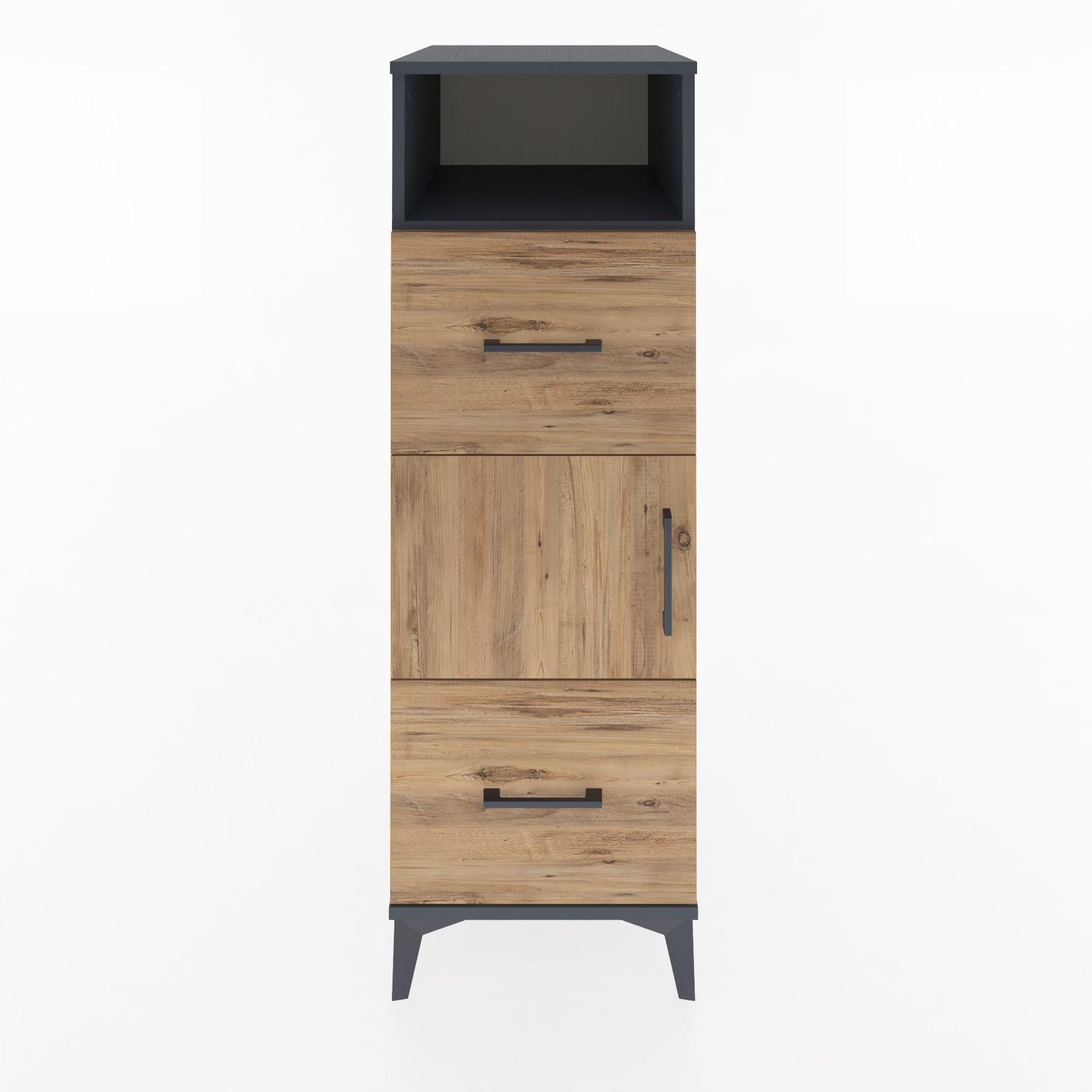 Woodntry Modular Cabinet Anthracite 44x59x122 cm Functional F132-2