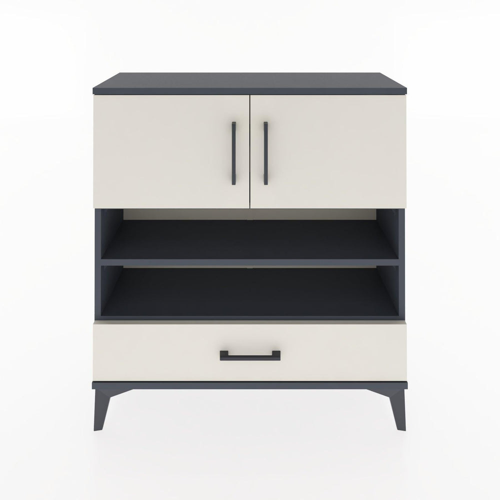 Woodntry Modular Dresser Anthracite 88x30x84 cm Functional F32-2
