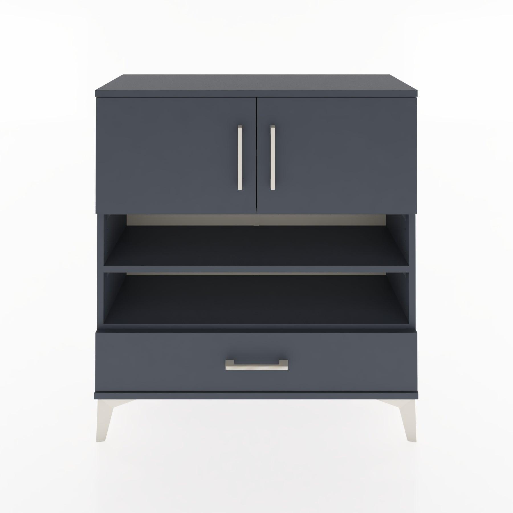 Woodntry Modular Dresser Anthracite 88x30x84 cm Functional F32-2