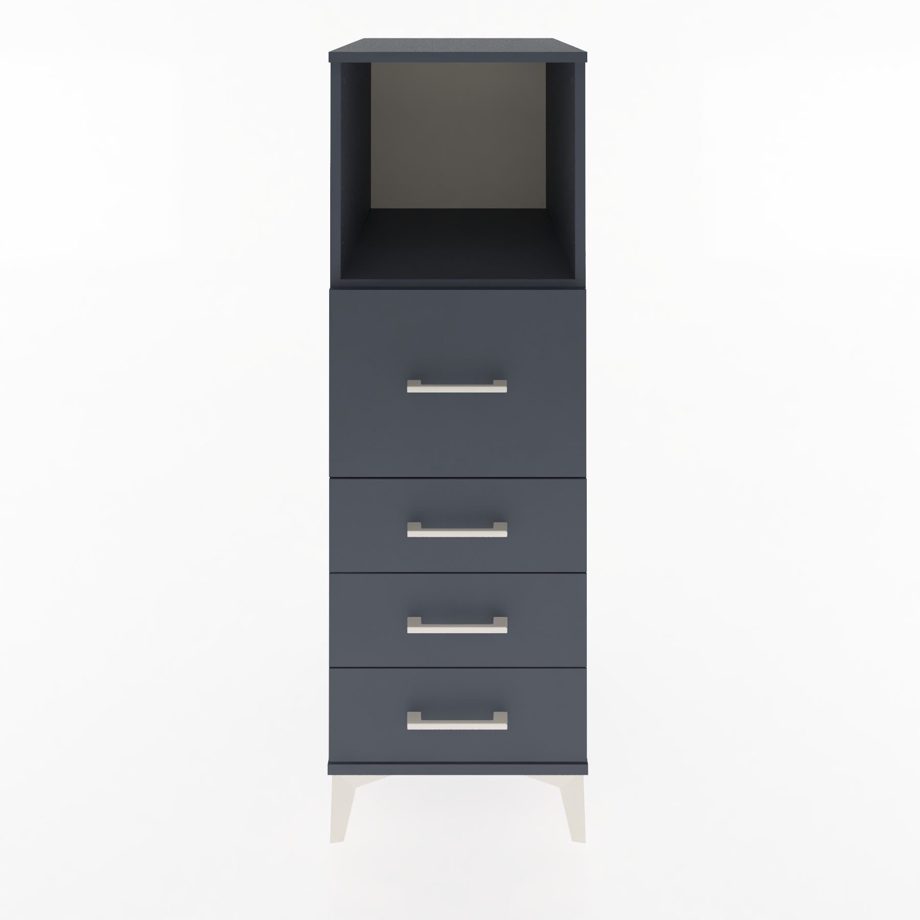 Woodntry Modular Cabinet Anthracite 44x59x122 cm with Drawers and Shelves CR82-2