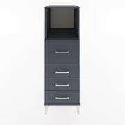 Woodntry Modular Cabinet Anthracite 44x30x122 cm with Drawers and Shelves CR82-2