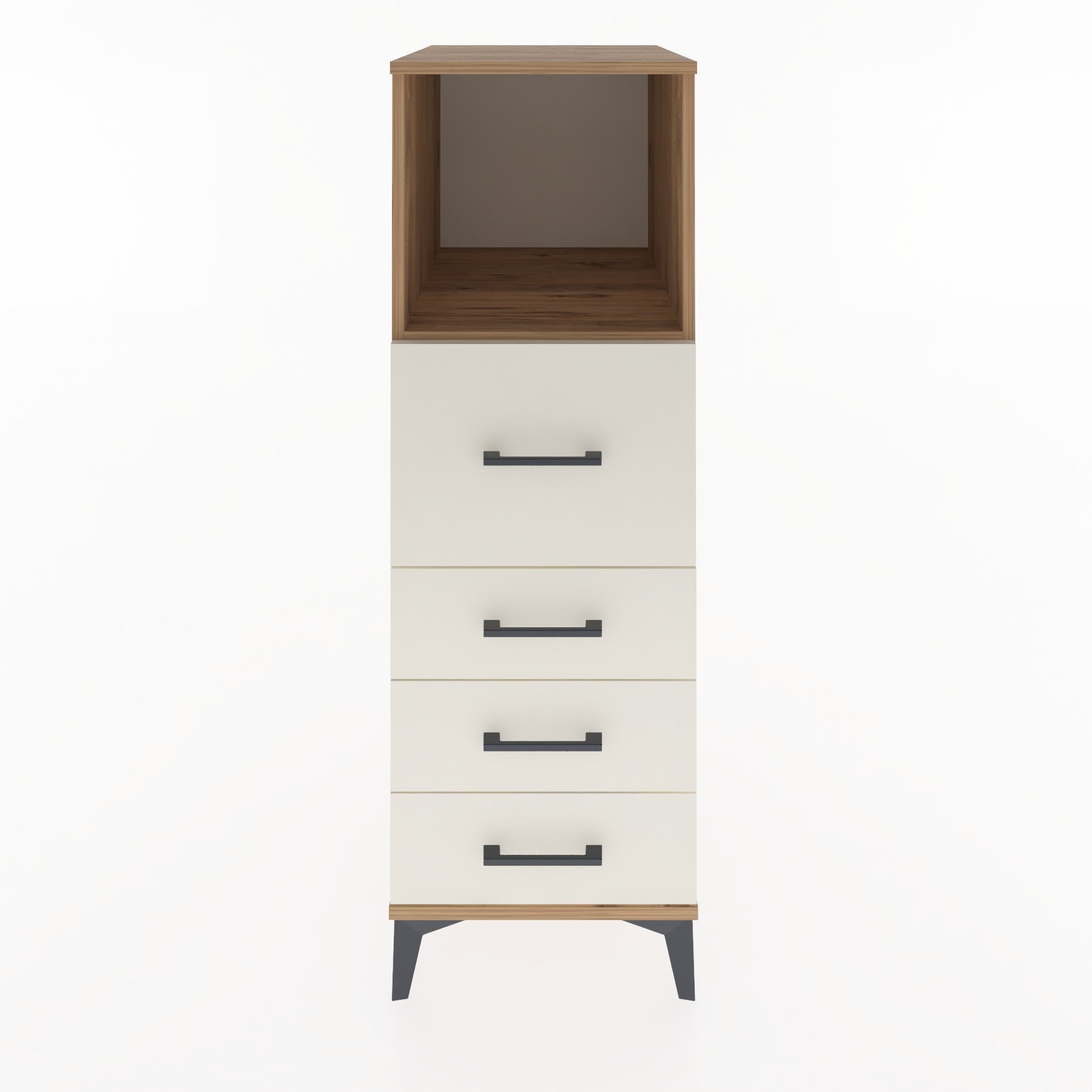 Woodntry Modular Cabinet Pine 44x59x122 cm with Drawers and Shelves CR82-3