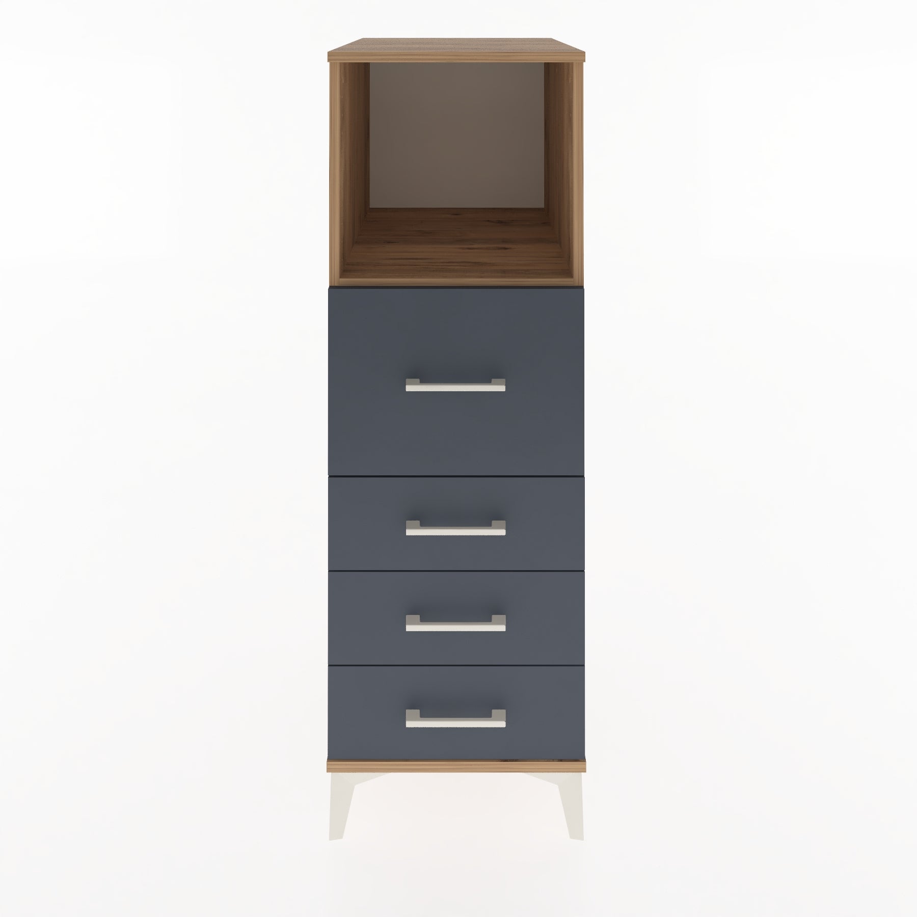 Woodntry Modular Cabinet Pine 44x59x122 cm with Drawers and Shelves CR82-3
