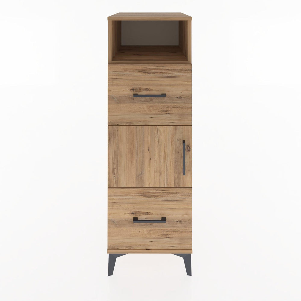 Woodntry Modüler Dolap Çam 44x59x122 cm Fonksiyonel F132-3