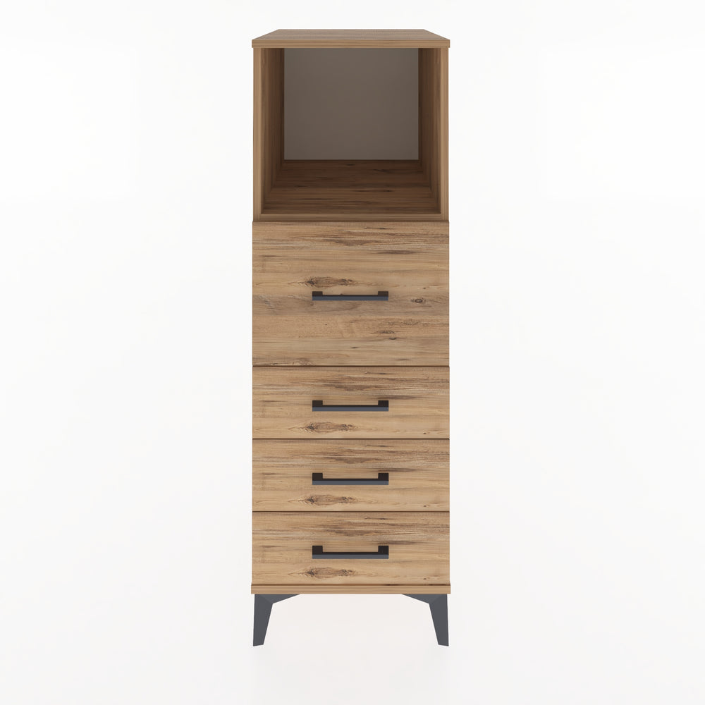 Woodntry Modular Cabinet Pine 44x59x122 cm with Drawers and Shelves CR82-3