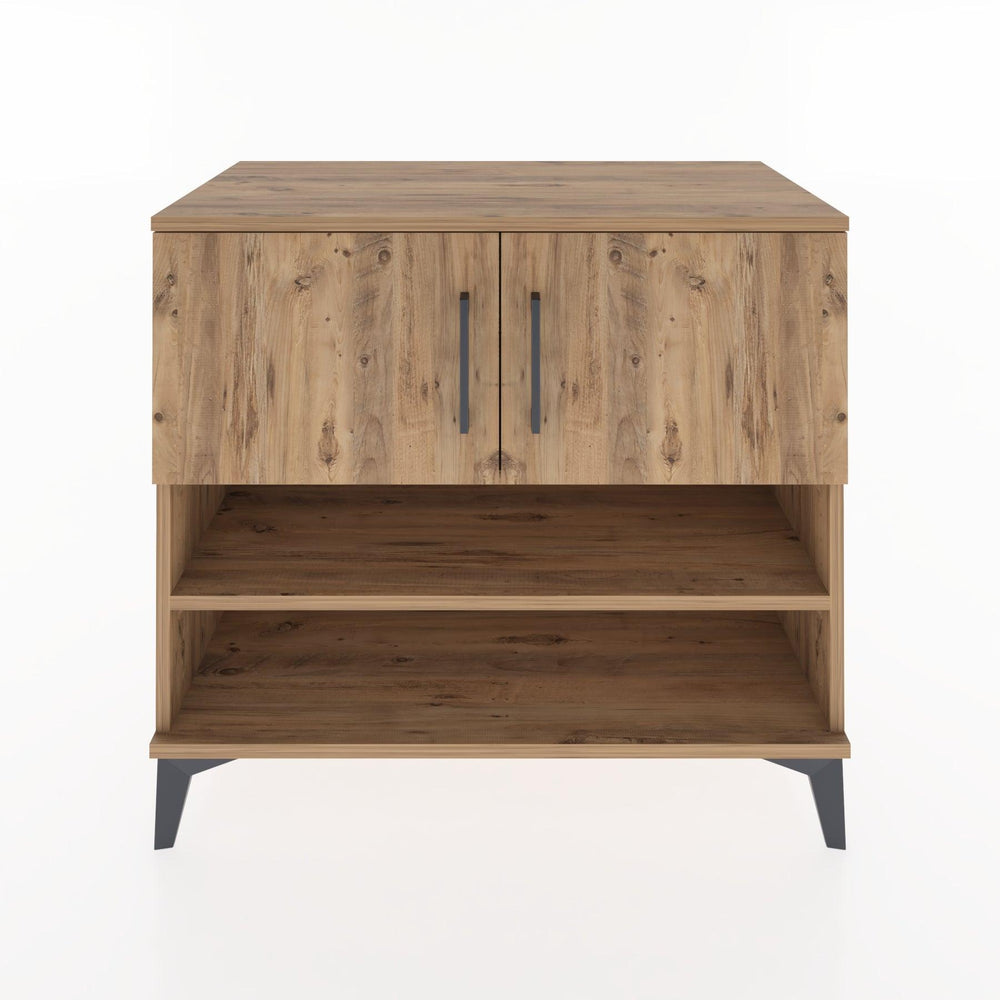 Woodntry Modüler Şifonyer Çam 88x44x68 cm Kapaklı ve Raflı KR32-3