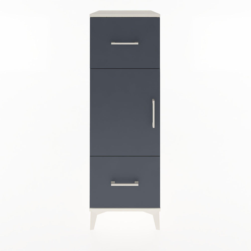 Woodntry Modular Cabinet Moonstone 44x30x122 cm with Doors and Drawers KC33-1