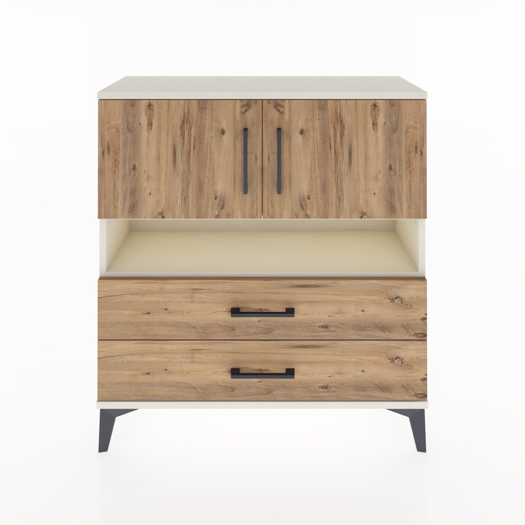 Woodntry Modular Dresser Moonstone 88x30x84 cm Functional F33-1