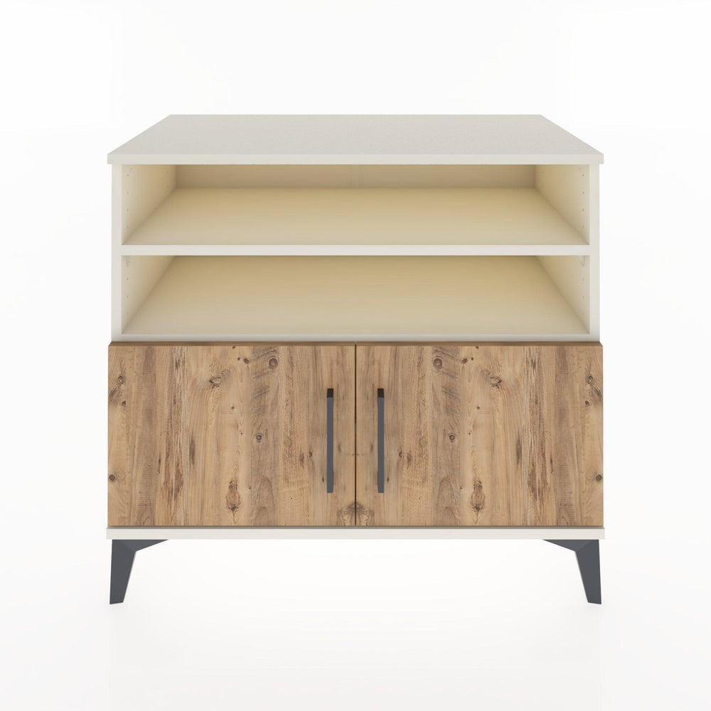 Woodntry Modular Dresser Moonstone 88x44x68 cm with Cover and Shelf KR33-1