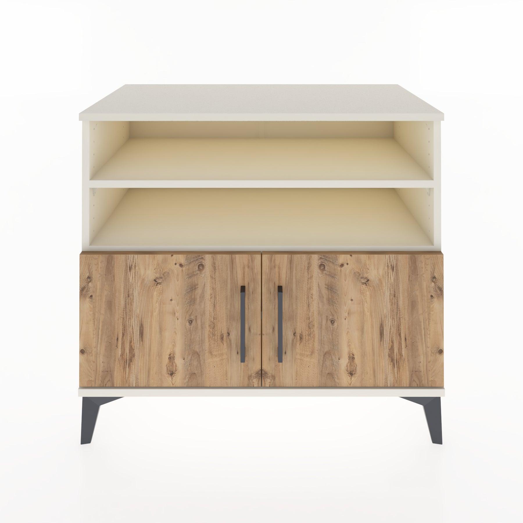 Woodntry Modüler Şifonyer Aytaşı 88x44x68 cm Kapaklı ve Raflı KR33-1