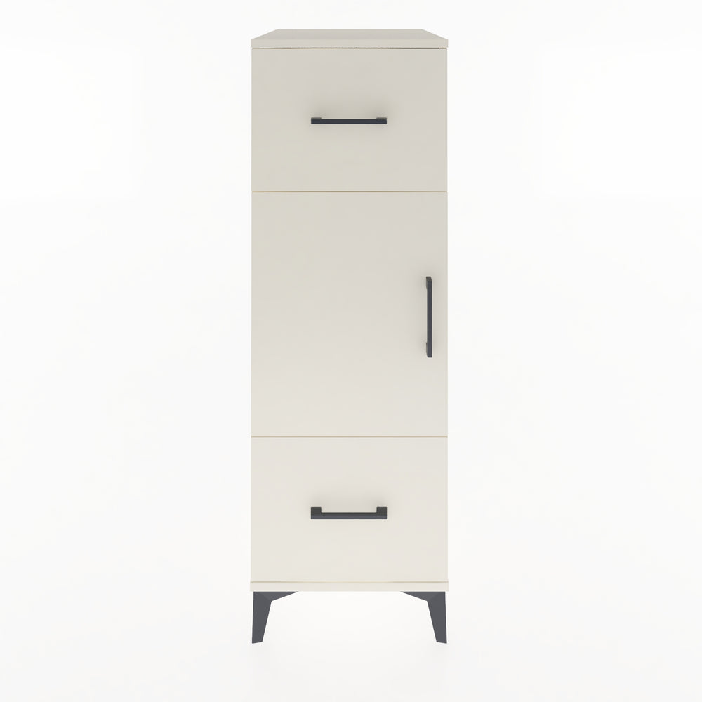 Woodntry Modüler Dolap Aytaşı 44x59x122 cm Kapaklı ve Çekmeceli KC33-1