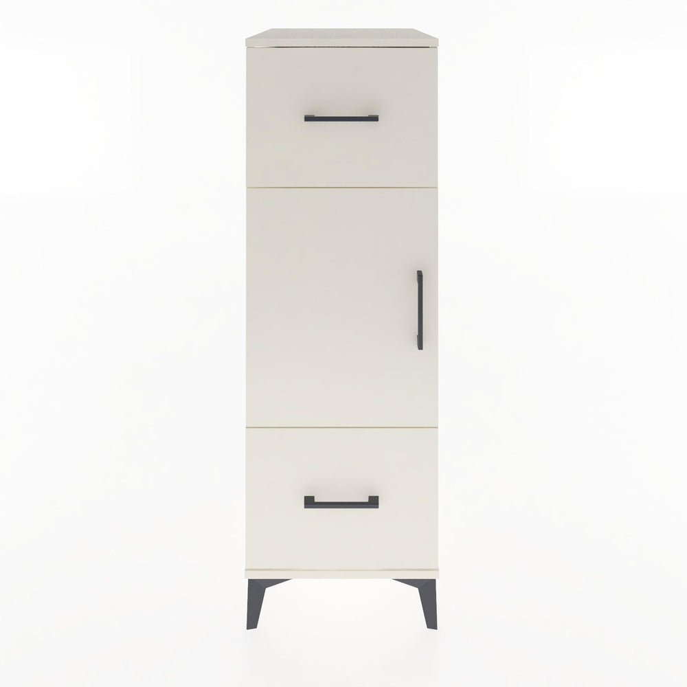 Woodntry Modular Cabinet Moonstone 44x30x122 cm with Doors and Drawers KC33-1