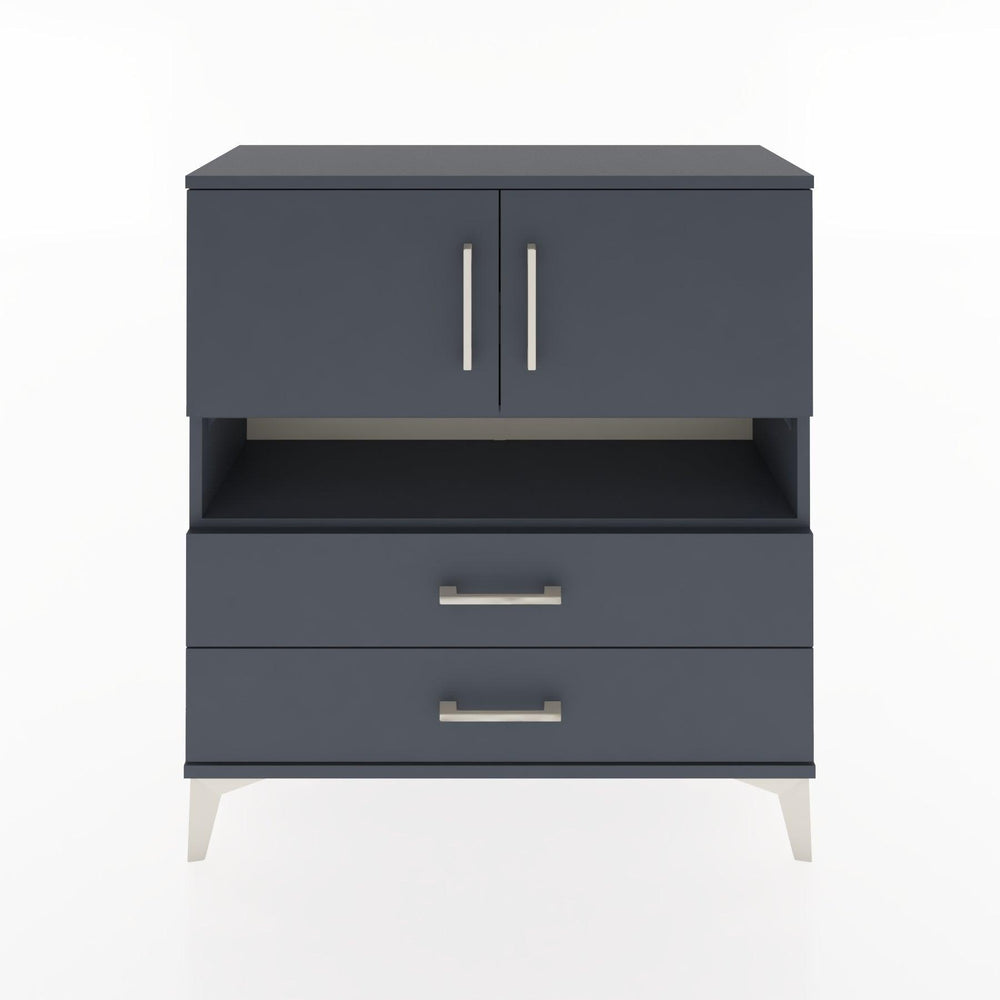 Woodntry Modüler Şifonyer Antrasit 88x30x84 cm Fonksiyonel F33-2