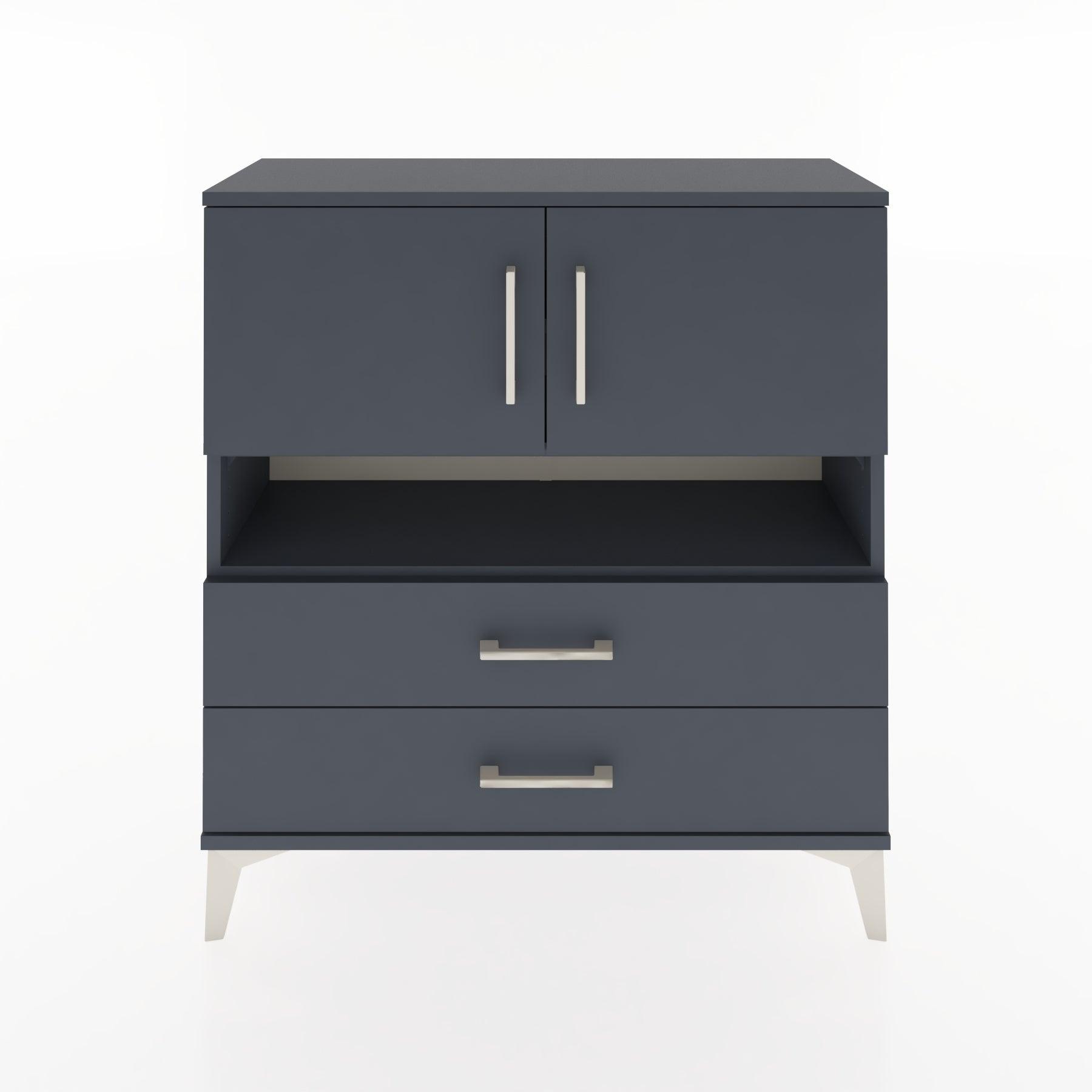 Woodntry Modular Dresser Anthracite 88x30x84 cm Functional F33-2