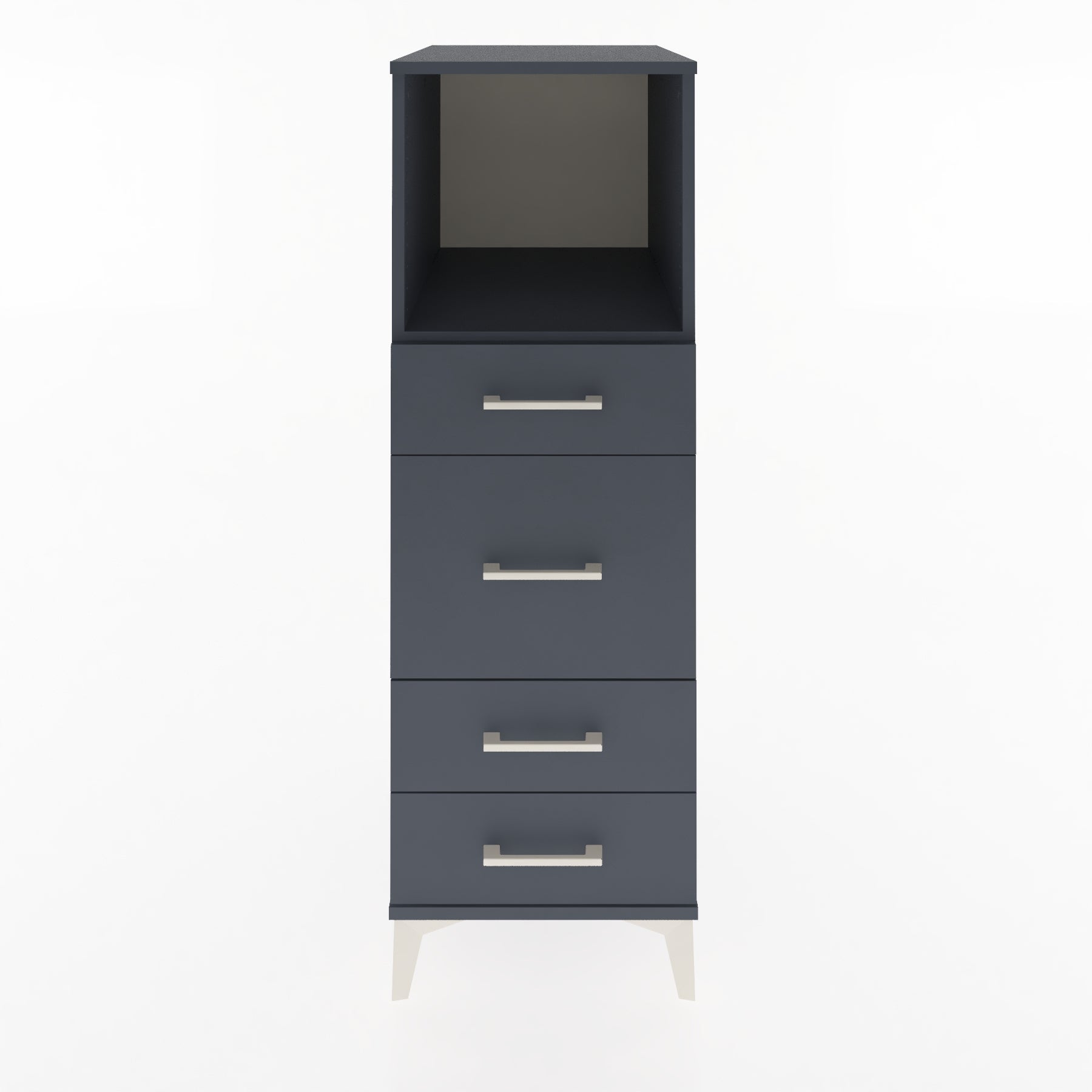 Woodntry Modular Cabinet Anthracite 44x59x122 cm with Drawers and Shelves CR83-2
