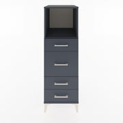 Woodntry Modular Cabinet Anthracite 44x30x122 cm with Drawers and Shelves CR83-2