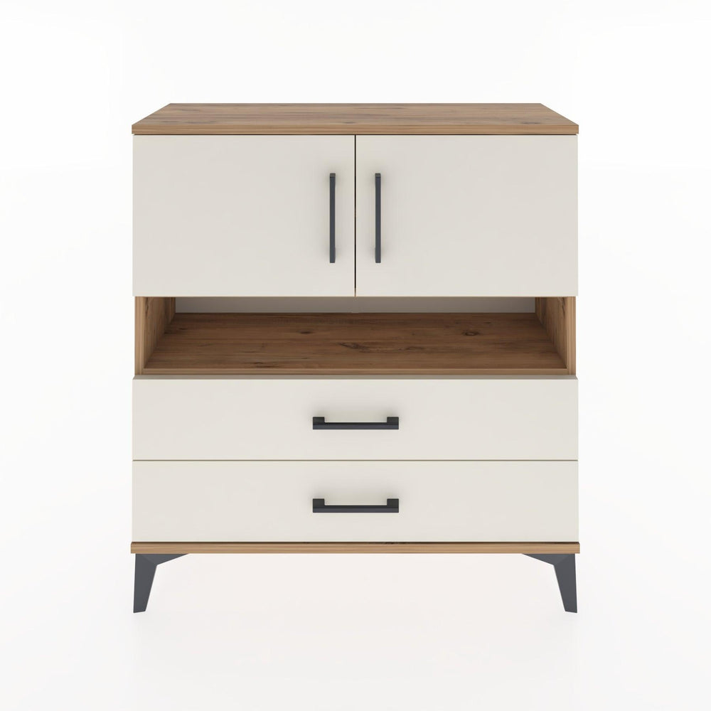 Woodntry Modüler Şifonyer Çam 88x30x84 cm Fonksiyonel F33-3