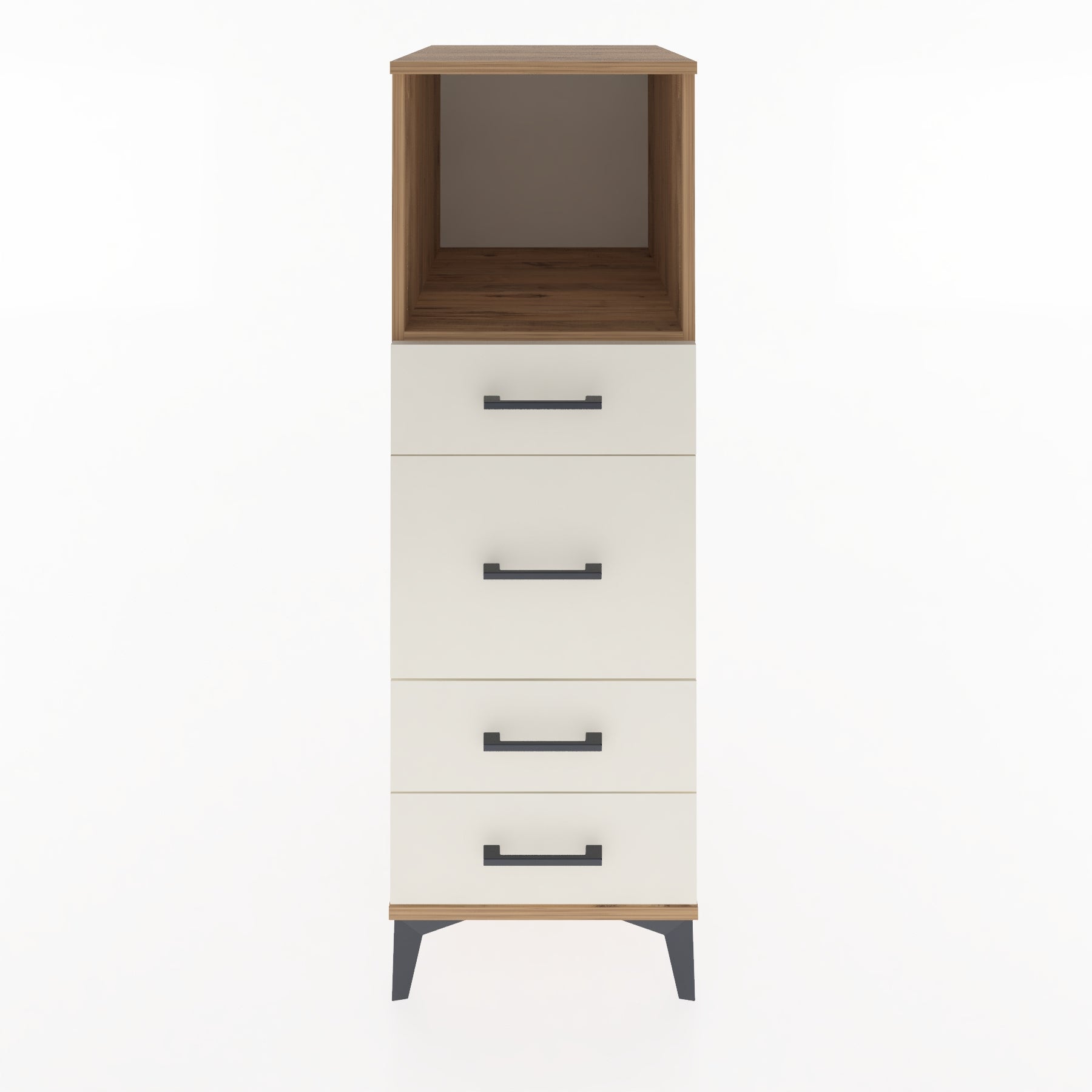 Woodntry Modular Cabinet Pine 44x59x122 cm with Drawers and Shelves CR83-3