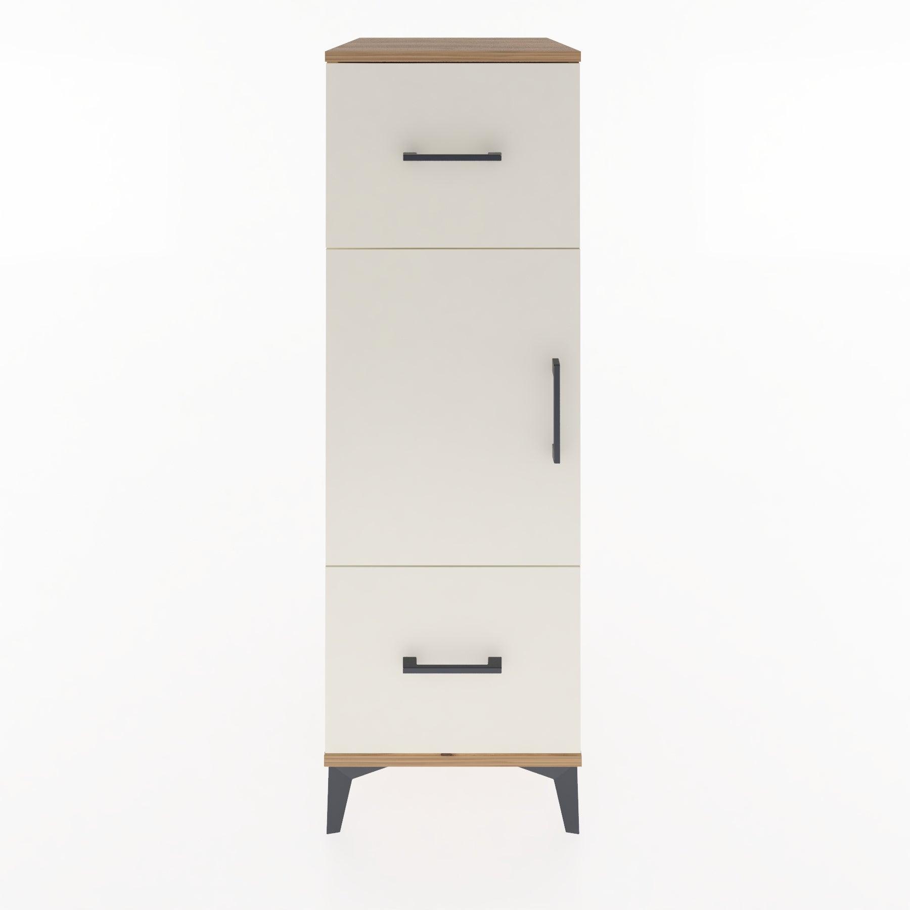 Woodntry Modular Cabinet Pine 44x30x122 cm with Doors and Drawers KC33-3