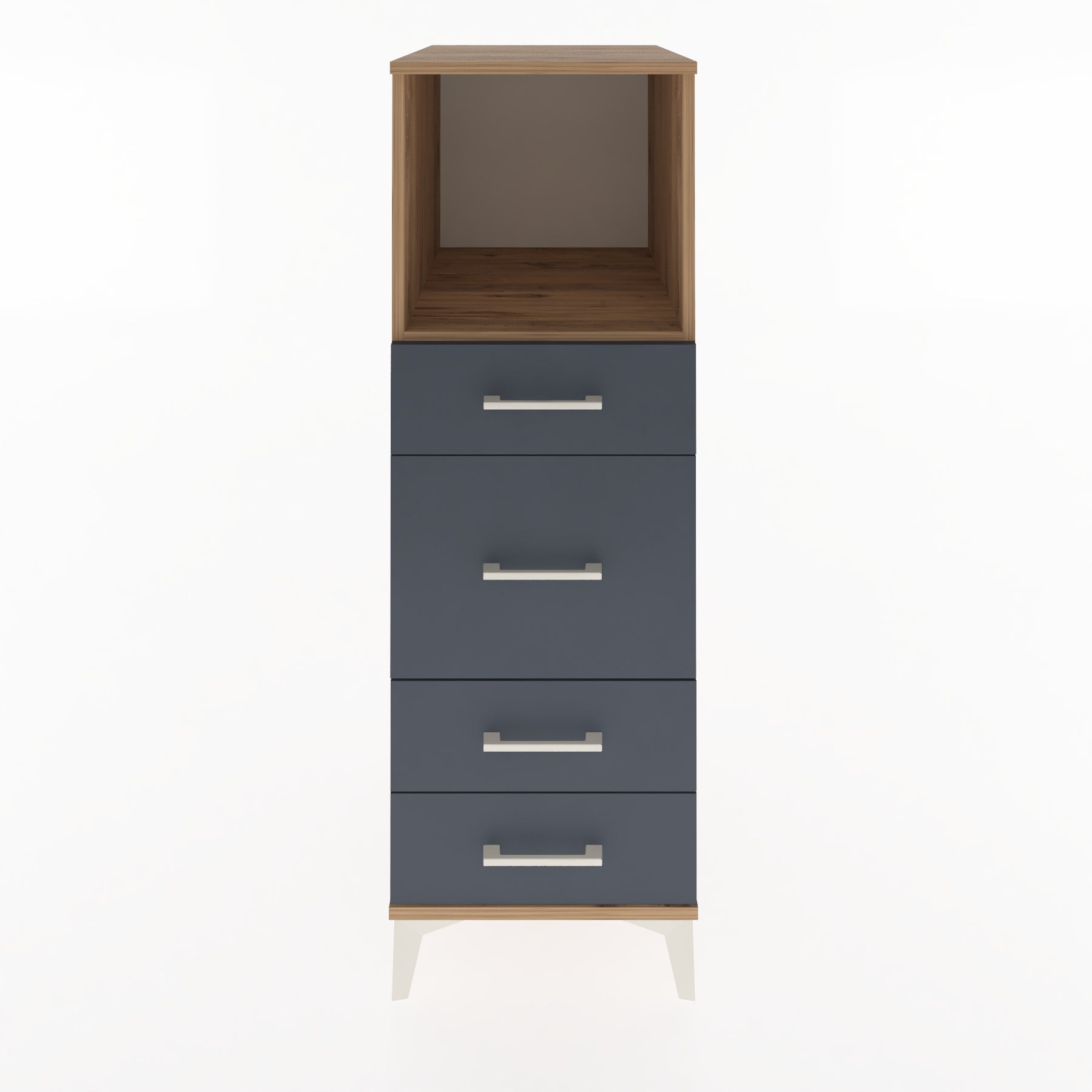 Woodntry Modular Cabinet Pine 44x59x122 cm with Drawers and Shelves CR83-3