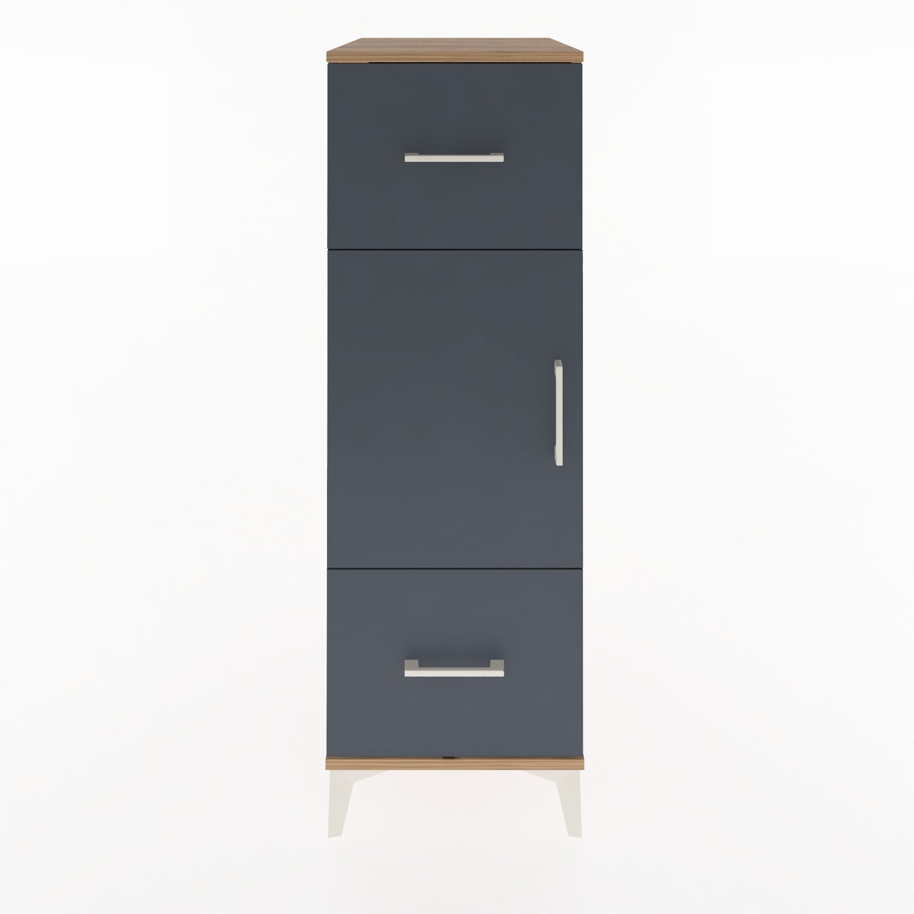 Woodntry Modular Cabinet Pine 44x59x122 cm with Doors and Drawers KC33-3
